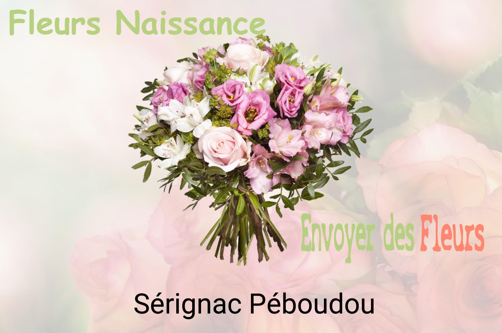 Bouquet de fleurs de naissance livré à Sérignac-Péboudou