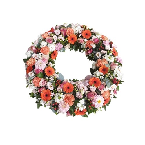 COURONNE DE FLEURS DEUIL SERIGNAC-PEBOUDOU